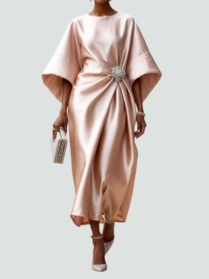 Lona™ Elegant Long Satin Dress