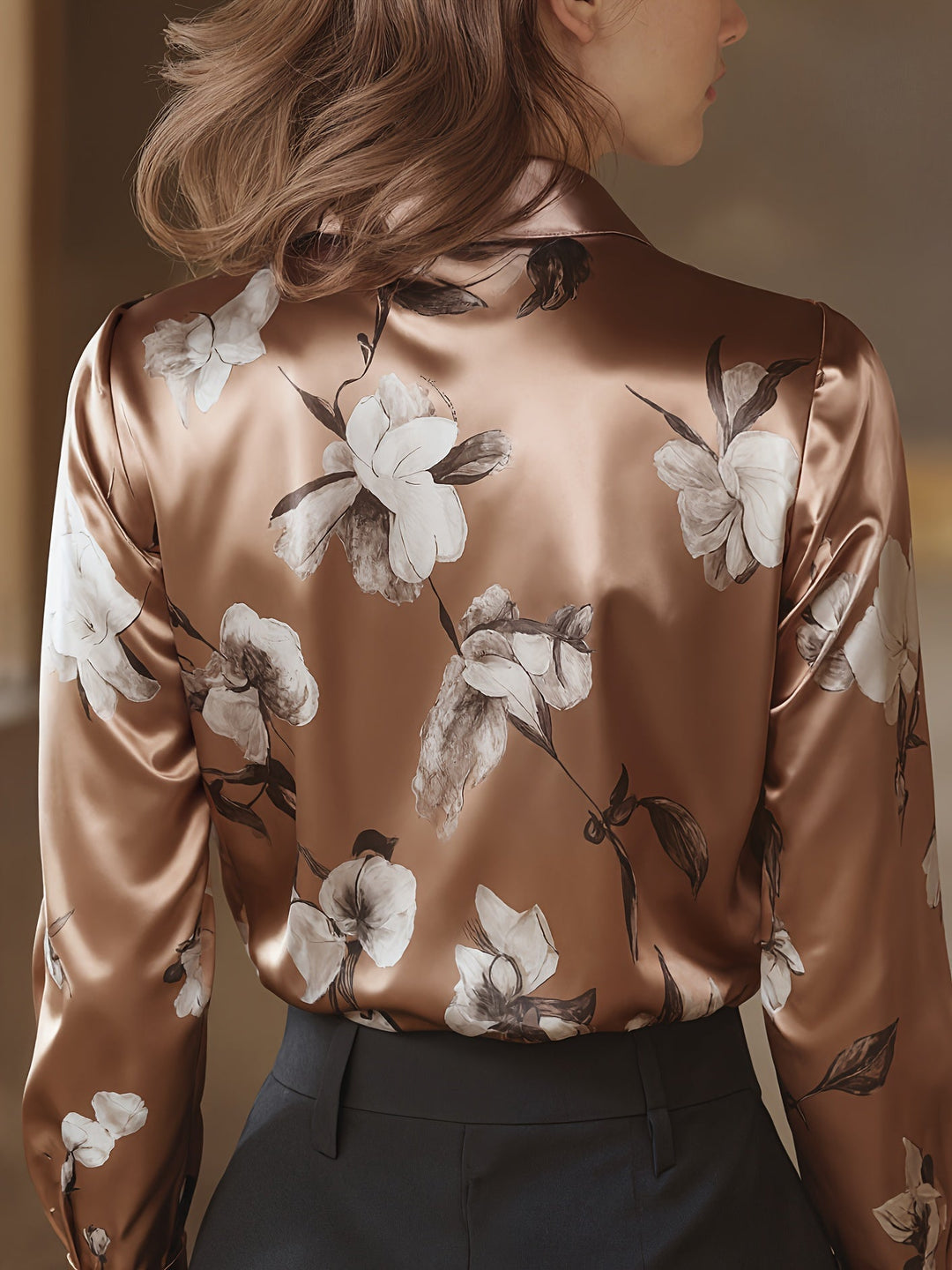 Monique™ Elegant Satin Blouse