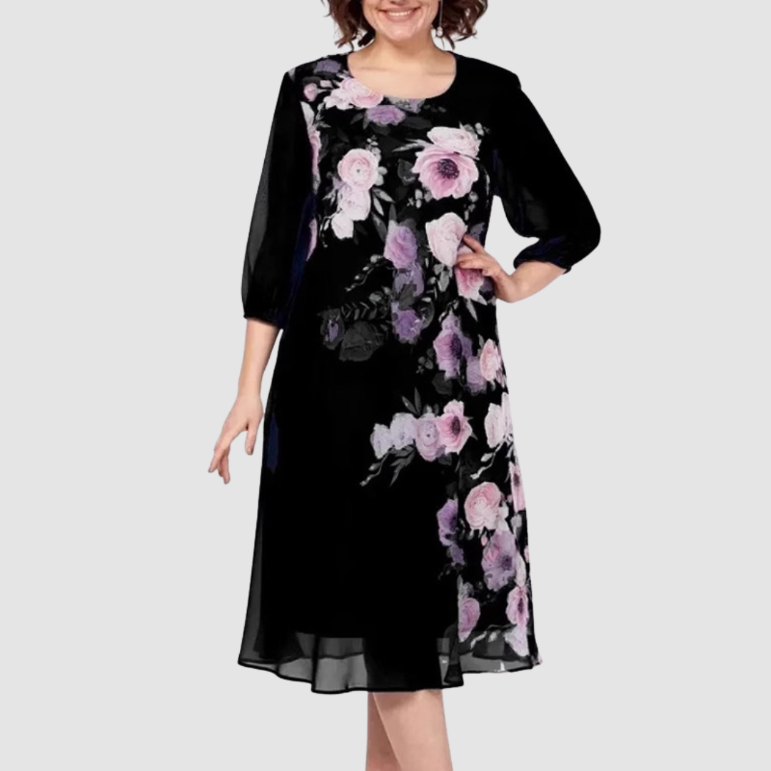 Allison™ Elegant Floral Dress
