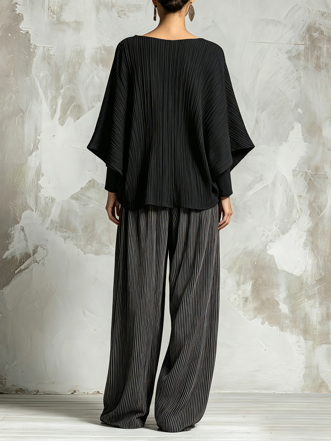Beulah™ Pleated Batwing Two-Piece Set