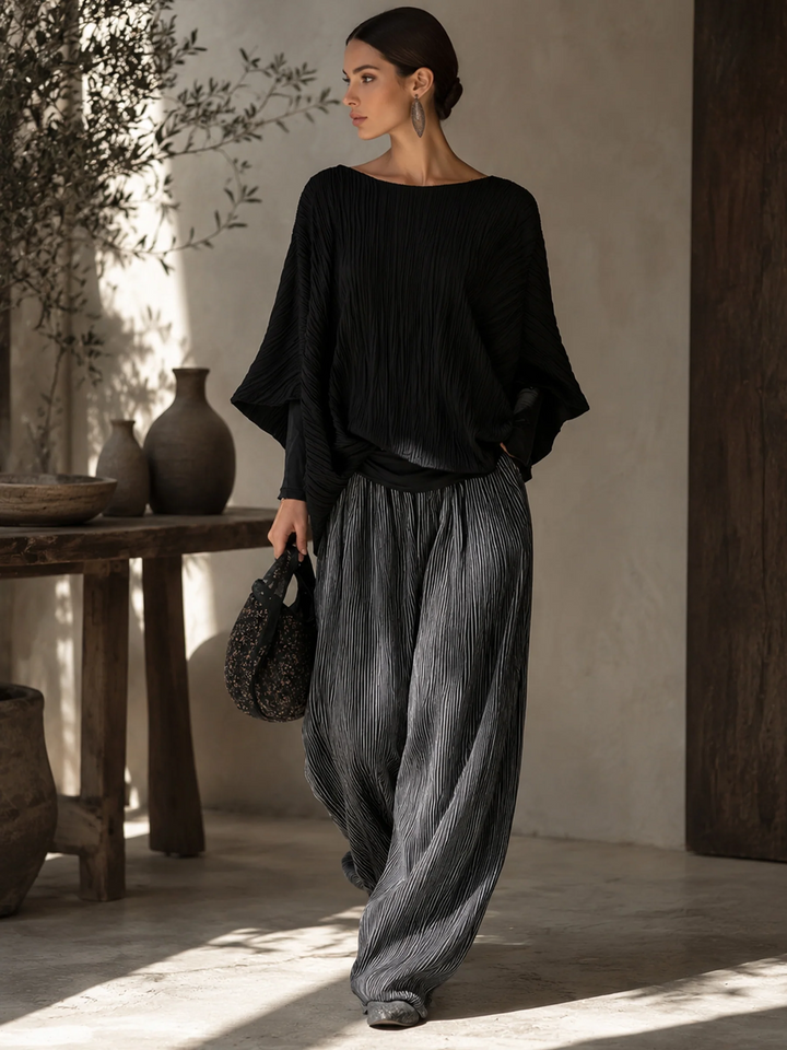 Beulah™ Pleated Batwing Two-Piece Set