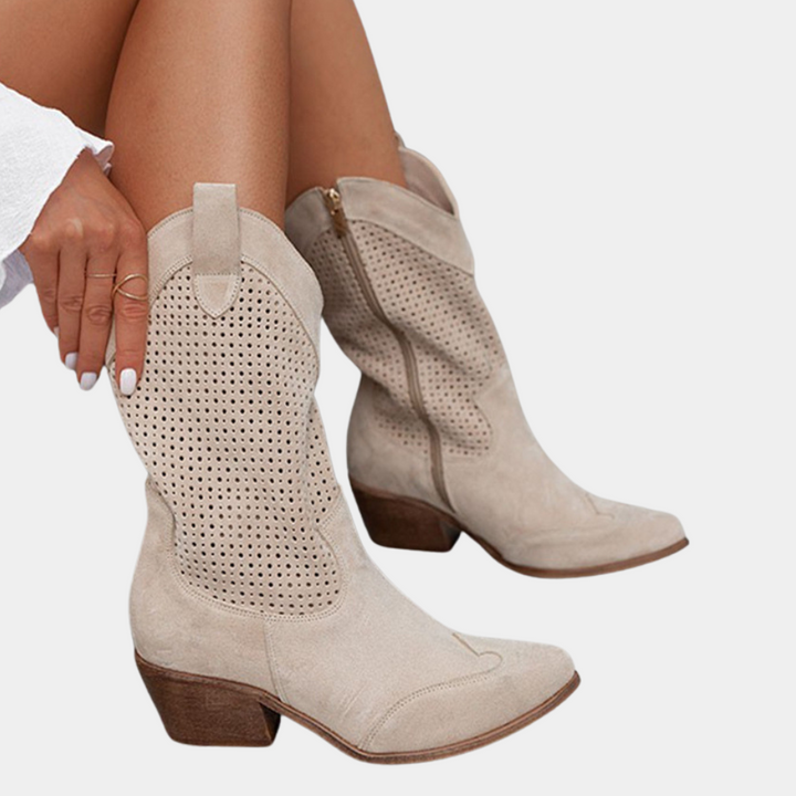 Rachelle™ Cowboy Style Orthopedic Boots