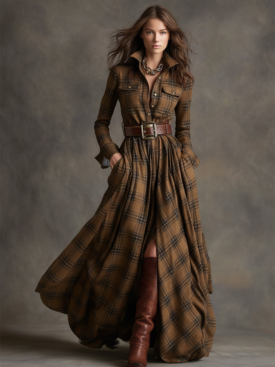 Samantha™ Belted Shirt Dress