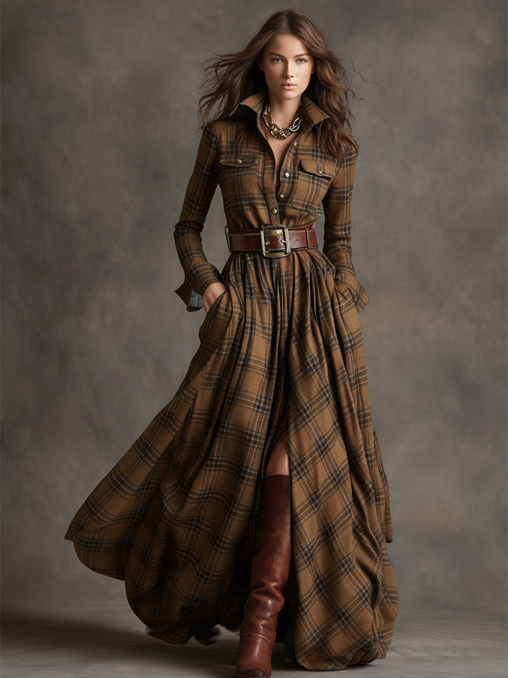 Samantha™ Belted Shirt Dress