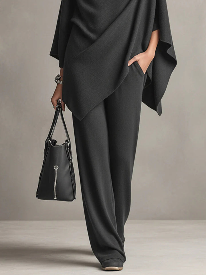 Sarina™ Elegant Drape Two-Piece Set