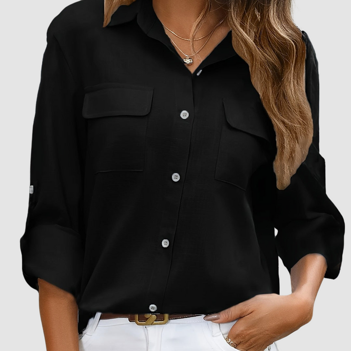 Celest™ Elegant pocket blouse