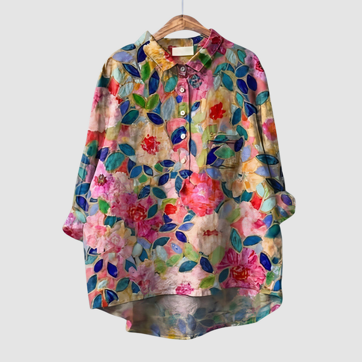 Luna™ Romantic Floral Print Blouse