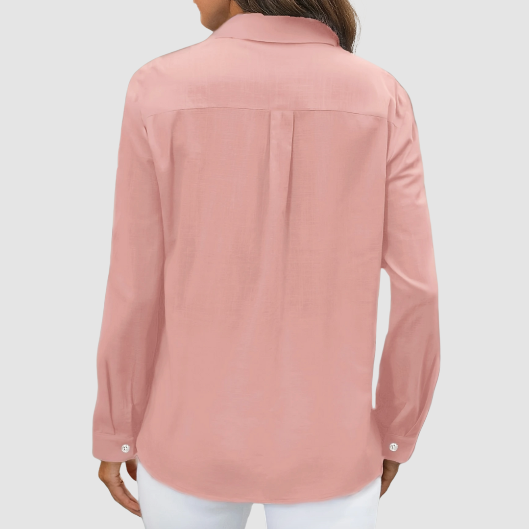 Celest™ Elegant pocket blouse