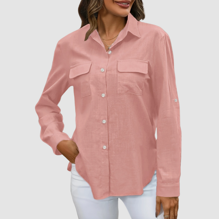 Celest™ Elegant pocket blouse