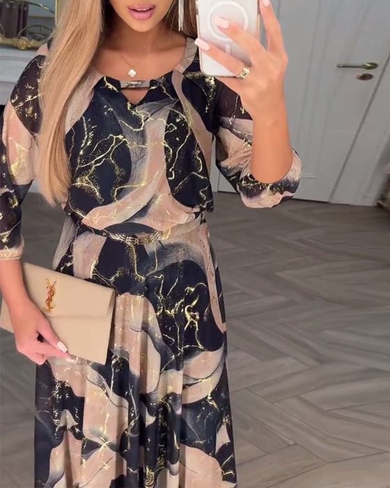 Cornelia™ Elegant Chiffon Dress