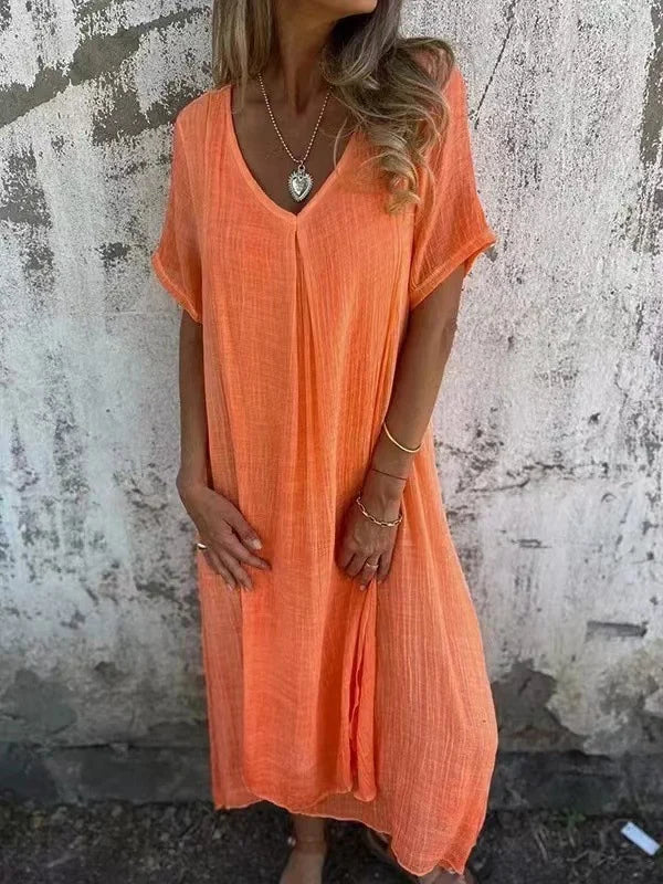 Neva™ Breathable V-neck Dress
