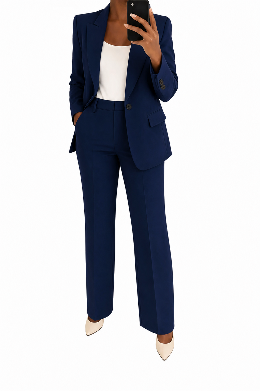 Valentina™ | Elegant Blazer & Wide-Leg Trouser Set